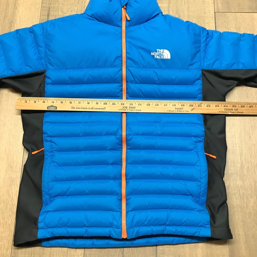 The North Face 700 Summit Series‎ Down Jacket Mens XL Blue Goose Puffer Nylon - Picture 12 of 14